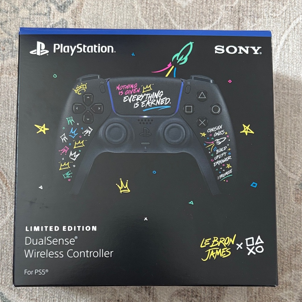 Sony PlayStation Limited Edition LeBron James DualSense Controller - Black